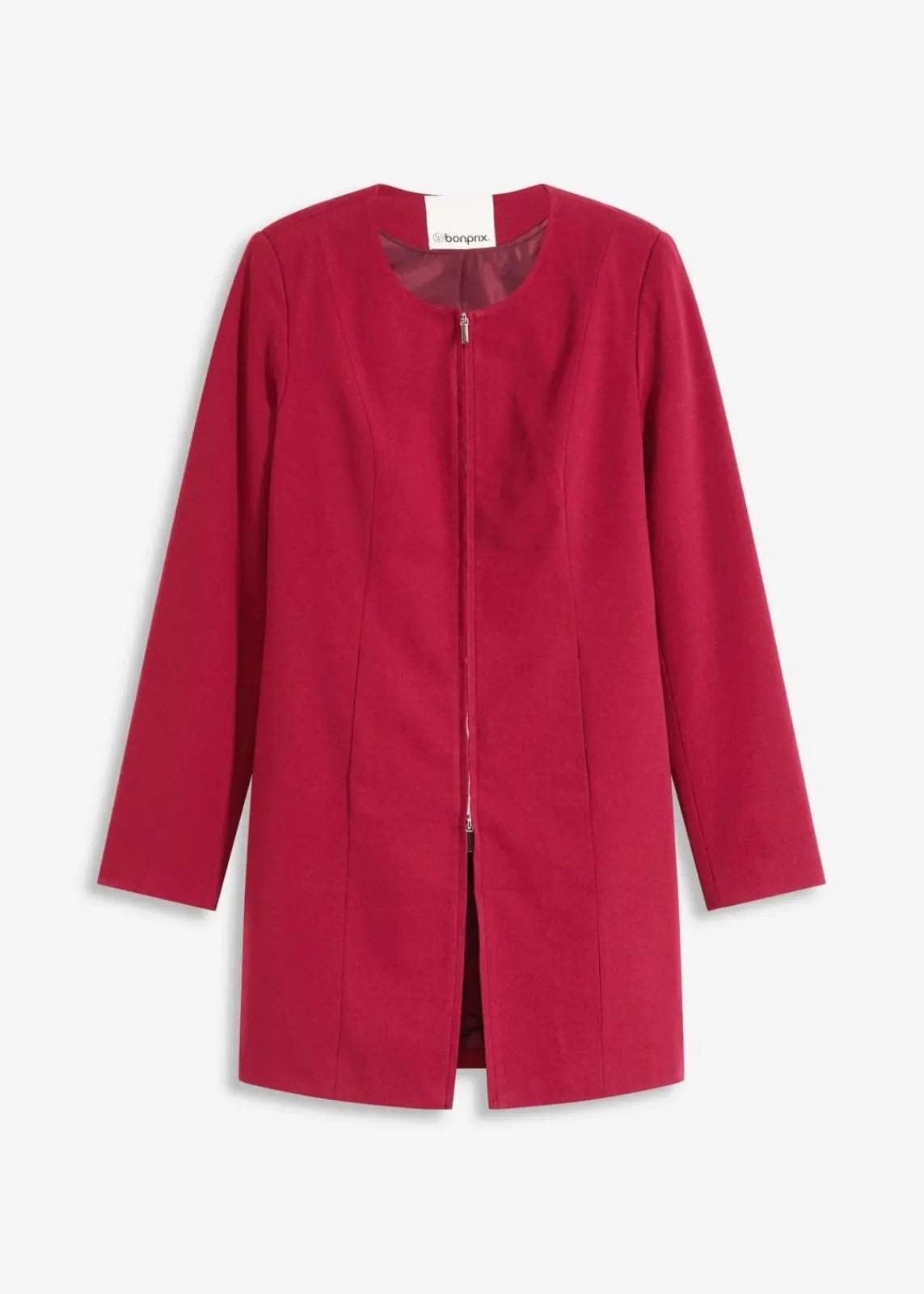 bonprix Bekleidung·Basics|Blazer^Longblazer dunkelrot