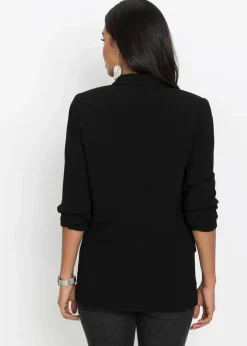 bonprix Bekleidung·Basics|Blazer^Longblazer schwarz