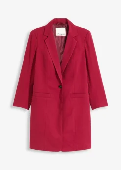 bonprix Bekleidung·Basics|Blazer^Long-Blazer dunkelrot