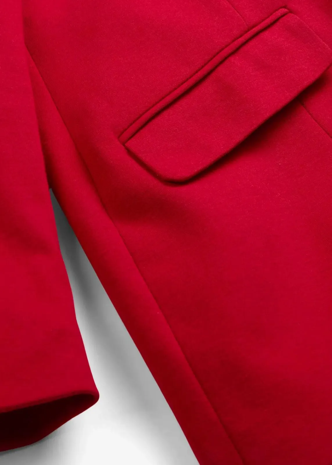 bonprix Blazer|Nachhaltigere Materialien^Longblazer aus Baumwoll-Jersey chillirot