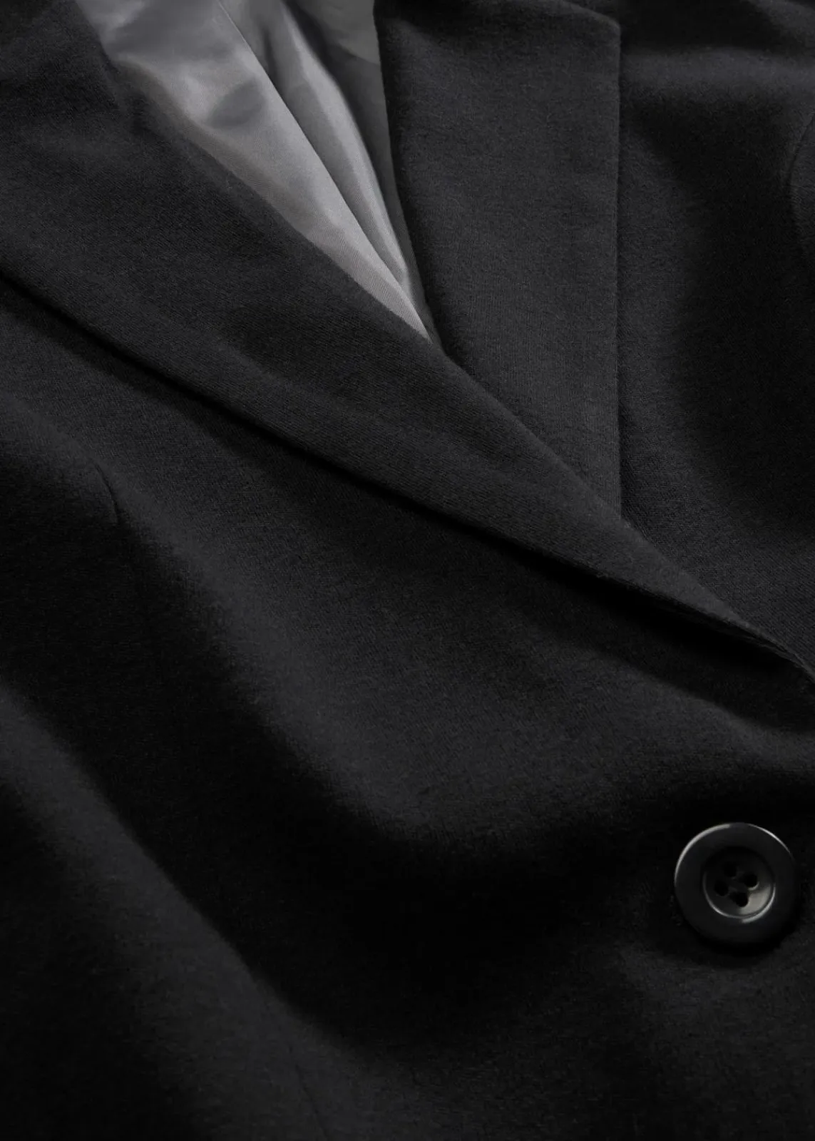 bonprix Bekleidung·Basics|Nachhaltigere Materialien^Longblazer aus Baumwoll-Jersey schwarz