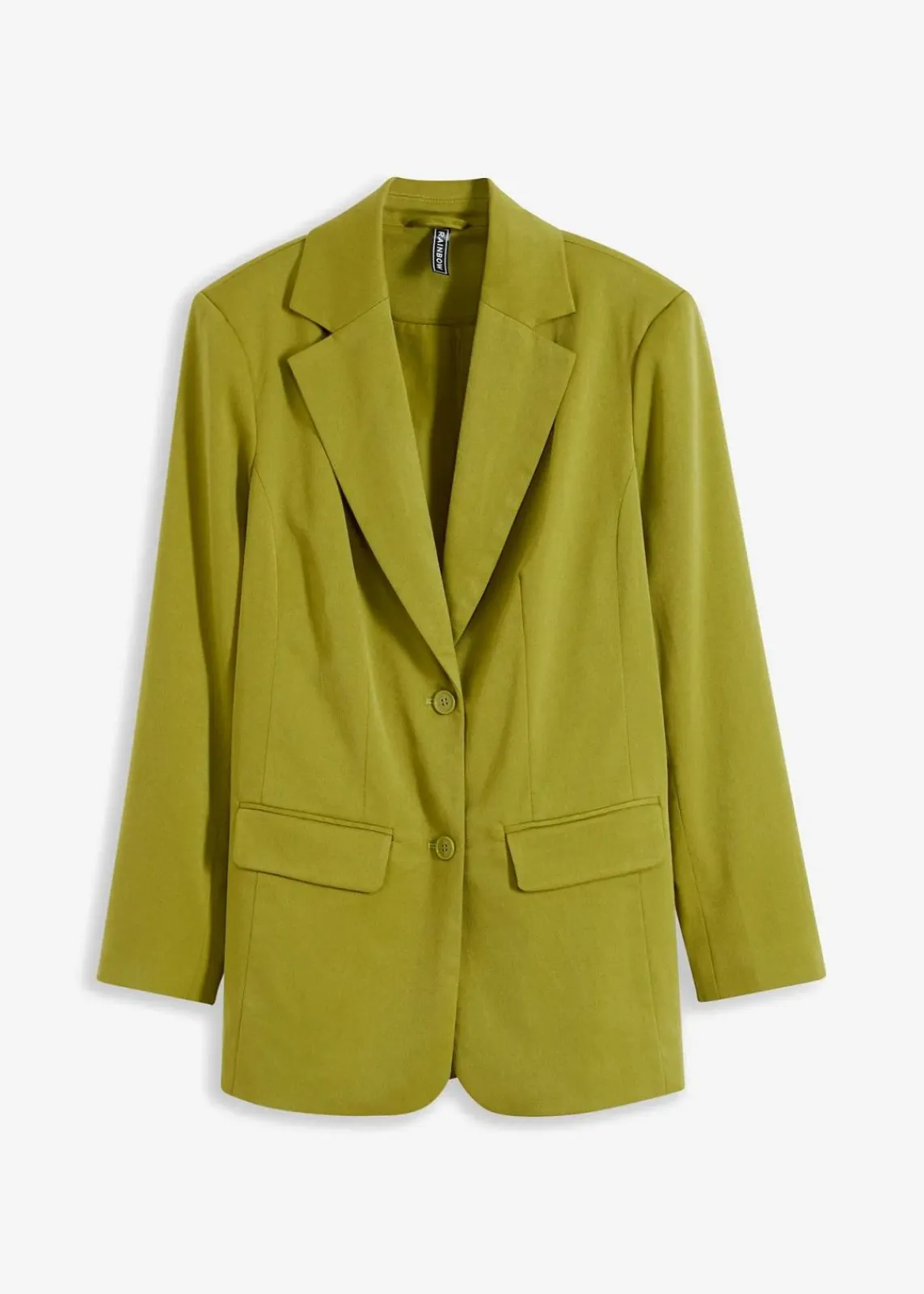 bonprix Bekleidung·Basics|Blazer^Longblazer aus Viskose-Mix moos