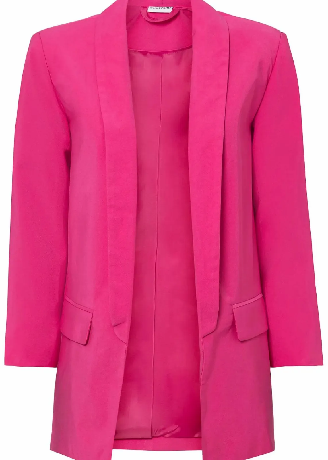 bonprix Blazer|Nachhaltigere Materialien^Longblazer aus Viskose-Mix pinklady