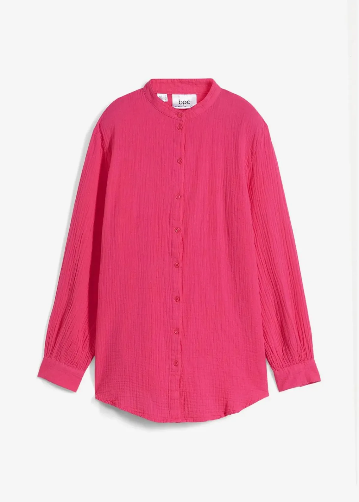bonprix Blusen & Tuniken|Bekleidung·Jacken & Mäntel^Longbluse aus luftigem Musselin pinklady
