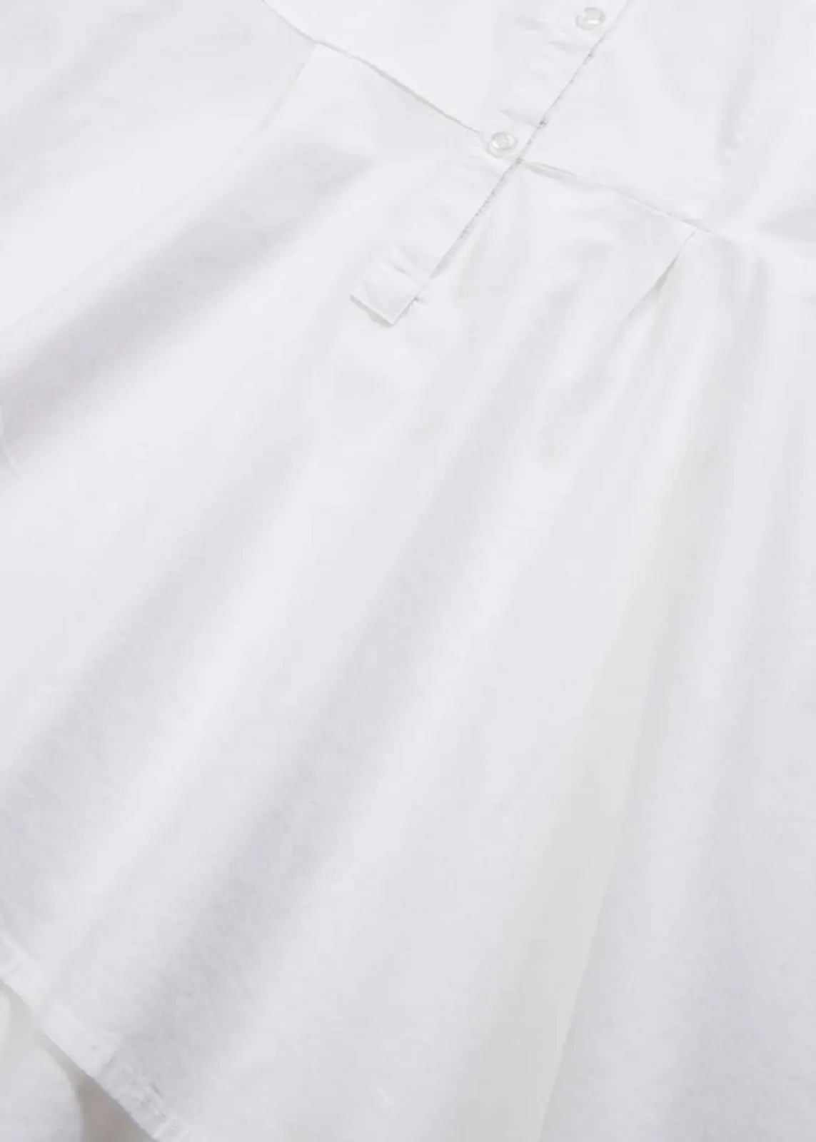 bonprix Blusen & Tuniken|Bekleidung·Jacken & Mäntel^Longbluse mit Volant weiß