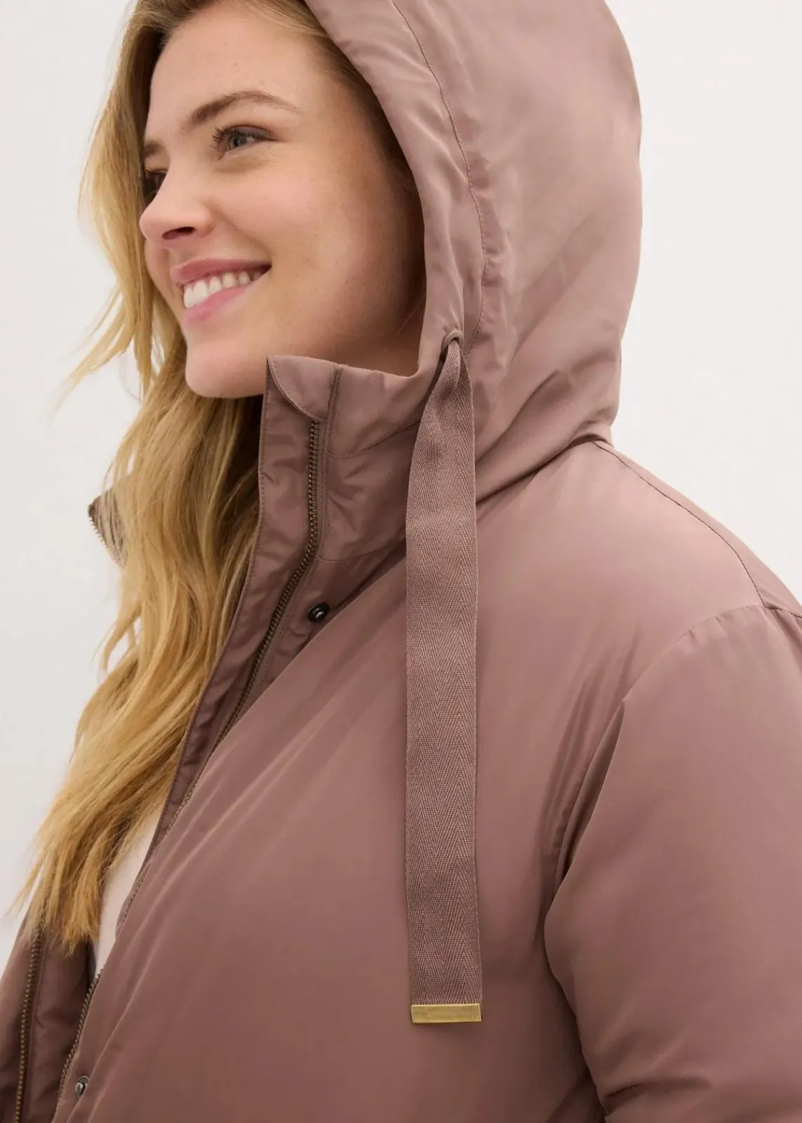 bonprix Nachhaltigere Materialien|Jacken & Mäntel^Long-Parka matt braun