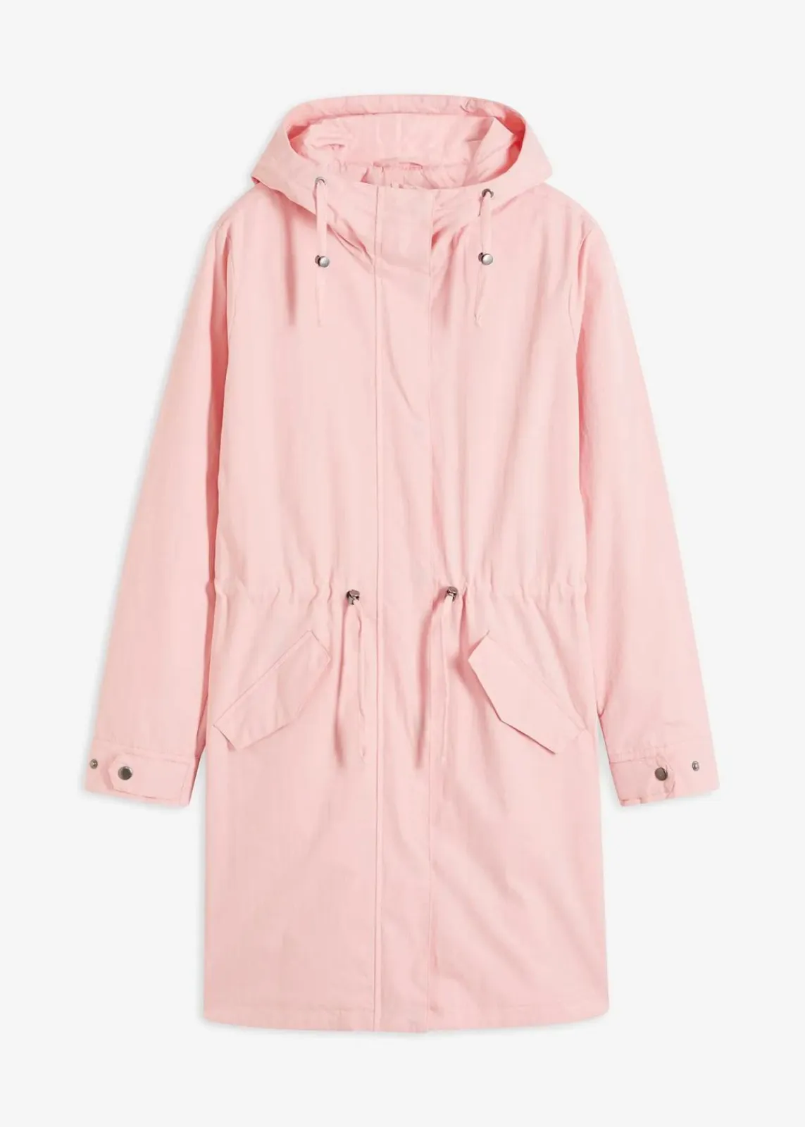 bonprix Jacken & Mäntel^Long-Parka mit Kapuze softrosa