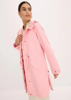 bonprix Jacken & Mäntel^Long-Parka mit Kapuze softrosa