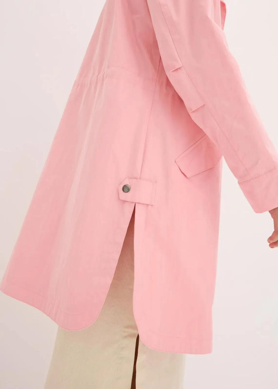 bonprix Jacken & Mäntel^Long-Parka mit Kapuze softrosa
