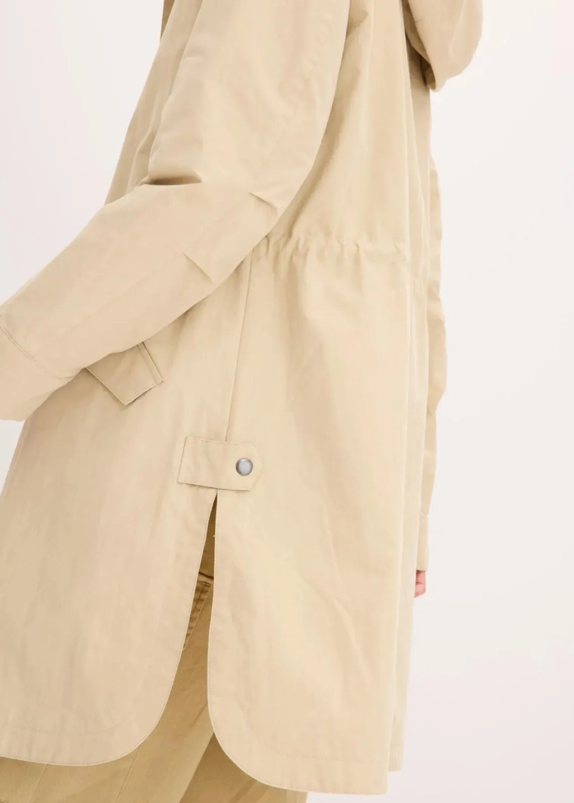 bonprix Jacken & Mäntel^Long-Parka mit Kapuze beige