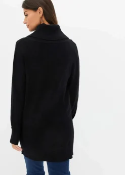 bonprix Bekleidung·Umstandsmode|Strickmode^Longpullover schwarz