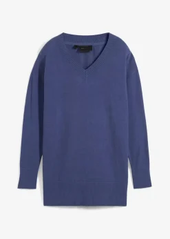 bonprix Bekleidung·Umstandsmode|Strickmode^Long-Pullover indigo
