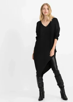 bonprix Bekleidung·Umstandsmode|Bekleidung·Jeans^Long-Pullover schwarz