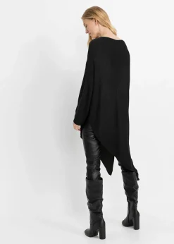 bonprix Bekleidung·Umstandsmode|Bekleidung·Jeans^Long-Pullover schwarz
