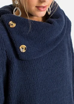 bonprix Bekleidung·Umstandsmode|Bekleidung·Jeans^Longpullover dunkelblau