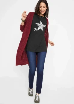 bonprix Shirts & Tops^Longshirt schwarz