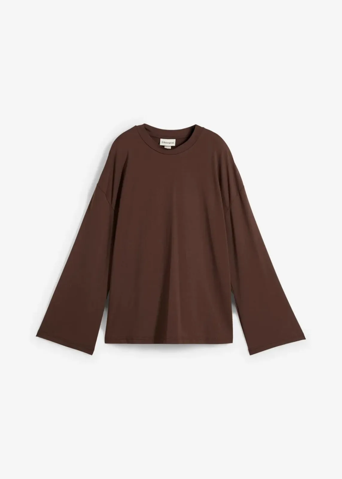 bonprix Shirts & Tops^Longshirt aus fließender Qualität dunkelbraun