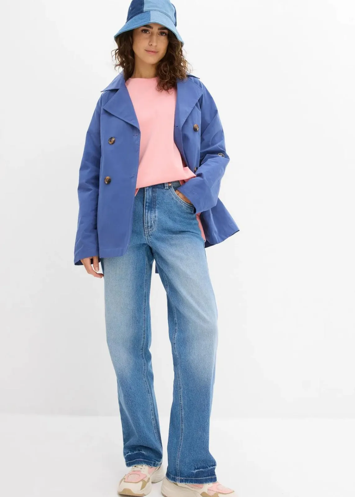 bonprix Shirts & Tops|Zweiteiler & Sets^Longshirt aus Interlock softrosa