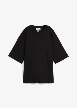bonprix Shirts & Tops|Zweiteiler & Sets^Longshirt aus Interlock schwarz