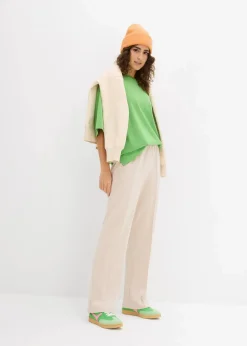 bonprix Shirts & Tops|Zweiteiler & Sets^Longshirt aus Interlock kleegrün