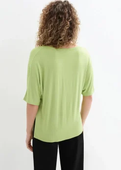bonprix Shirts & Tops^Long-Shirt aus nachhaltigem Viskose-Mix birnengrün