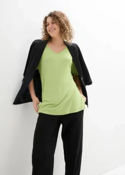bonprix Shirts & Tops^Long-Shirt aus nachhaltigem Viskose-Mix birnengrün