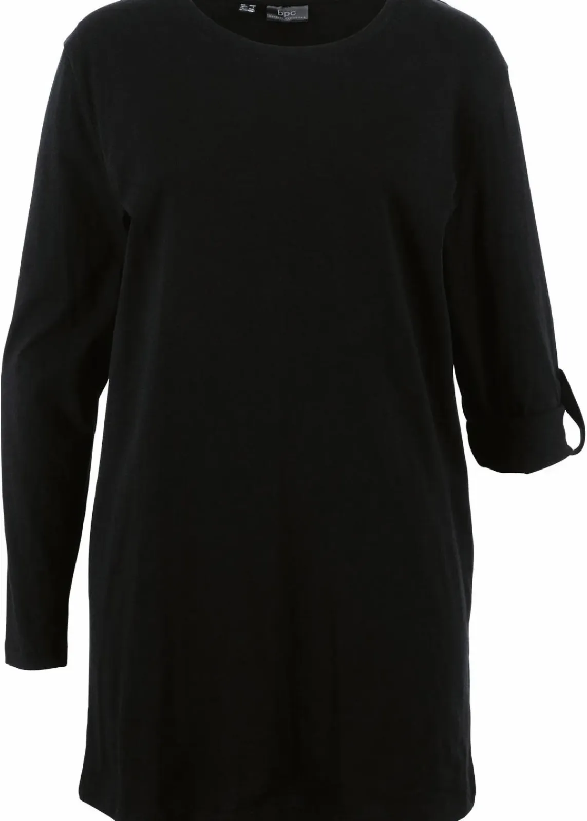 bonprix Shirts & Tops^Longshirt aus reiner Baumwolle schwarz