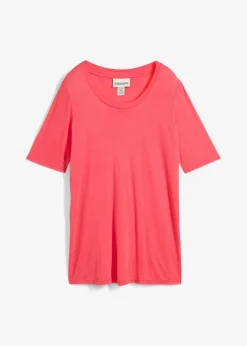 bonprix Bekleidung·Röcke|Basics^Longshirt aus softer Viskose paradiespink