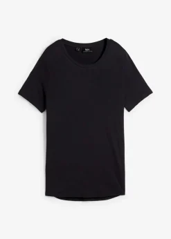 bonprix Bekleidung·Röcke|Basics^Longshirt aus softer Viskose schwarz