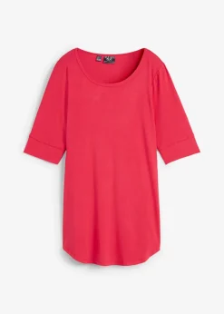 bonprix Shirts & Tops|Basics^Long-Shirt aus softer Viskose rot