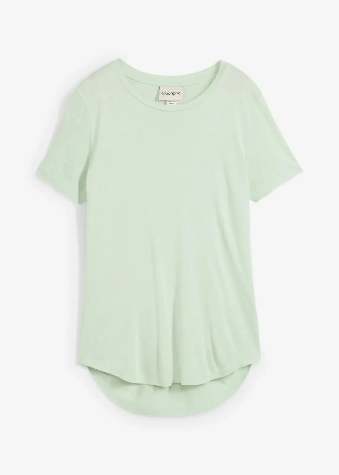 bonprix Nachhaltigere Materialien|Shirts & Tops^Longshirt aus softer Viskose hellschilf