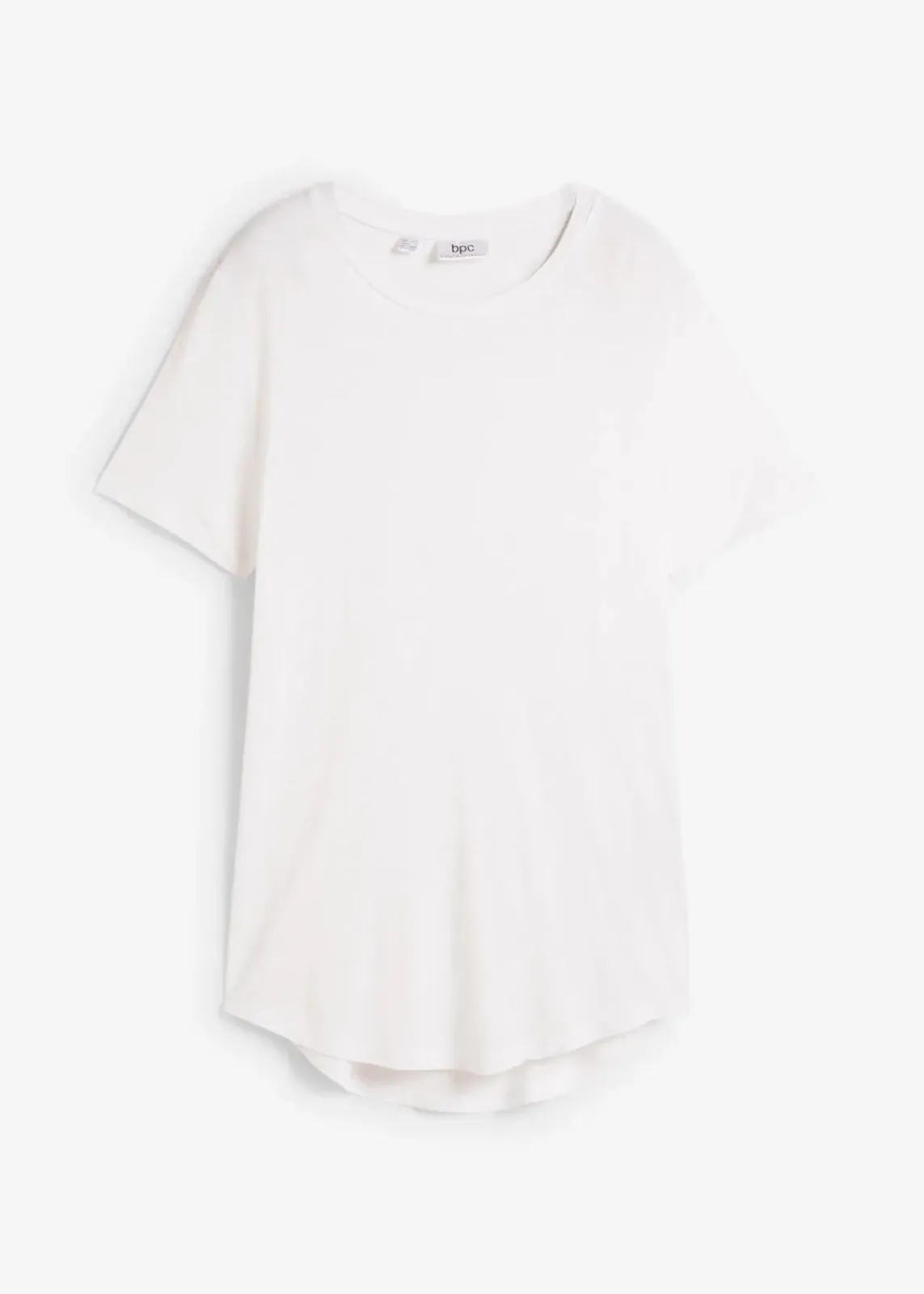 bonprix Nachhaltigere Materialien|Shirts & Tops^Longshirt aus softer Viskose weiß