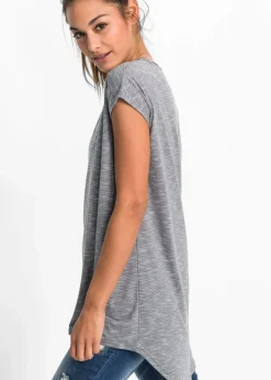 bonprix Shirts & Tops^Longshirt aus Viskose-Mischung grau multi