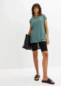 bonprix Shirts & Tops^Longshirt aus Viskose-Mischung graugrün
