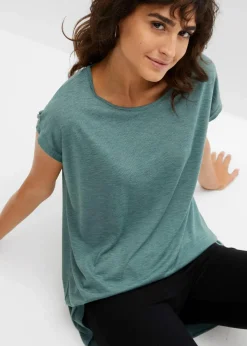 bonprix Shirts & Tops^Longshirt aus Viskose-Mischung graugrün