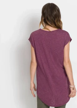 bonprix Shirts & Tops^Longshirt aus Viskose-Mischung beere multi