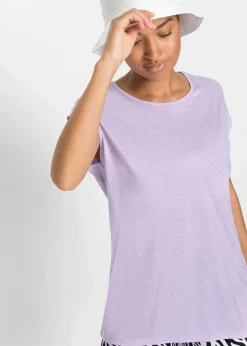 bonprix Shirts & Tops^Longshirt aus Viskose-Mischung zartflieder