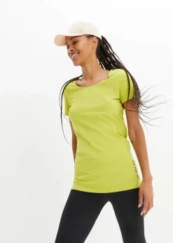 bonprix Shirts & Tops^Longshirt mit Schriftzug (2er Pack) pistazie + schwarz
