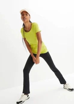 bonprix Shirts & Tops^Longshirt mit Schriftzug (2er Pack) pistazie + schwarz
