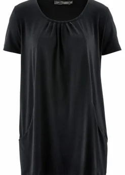 bonprix Shirts & Tops^Longshirt mit Viskose schwarz