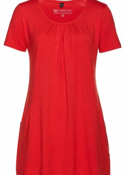 bonprix Shirts & Tops^Longshirt mit Viskose erdbeere