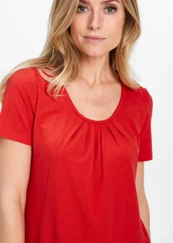bonprix Shirts & Tops^Longshirt mit Viskose erdbeere