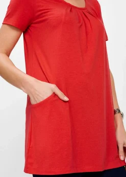 bonprix Shirts & Tops^Longshirt mit Viskose erdbeere