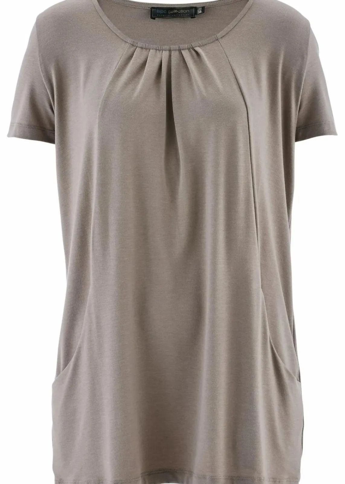 bonprix Shirts & Tops^Longshirt mit Viskose taupe