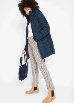 bonprix Jacken & Mäntel|Bekleidung·Hosen^Long-Steppjacke mit Wattierung dunkelblau