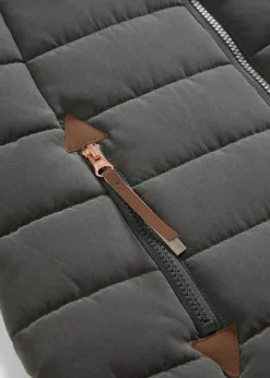 bonprix Jacken & Mäntel|Bekleidung·Hosen^Longsteppweste anthrazit