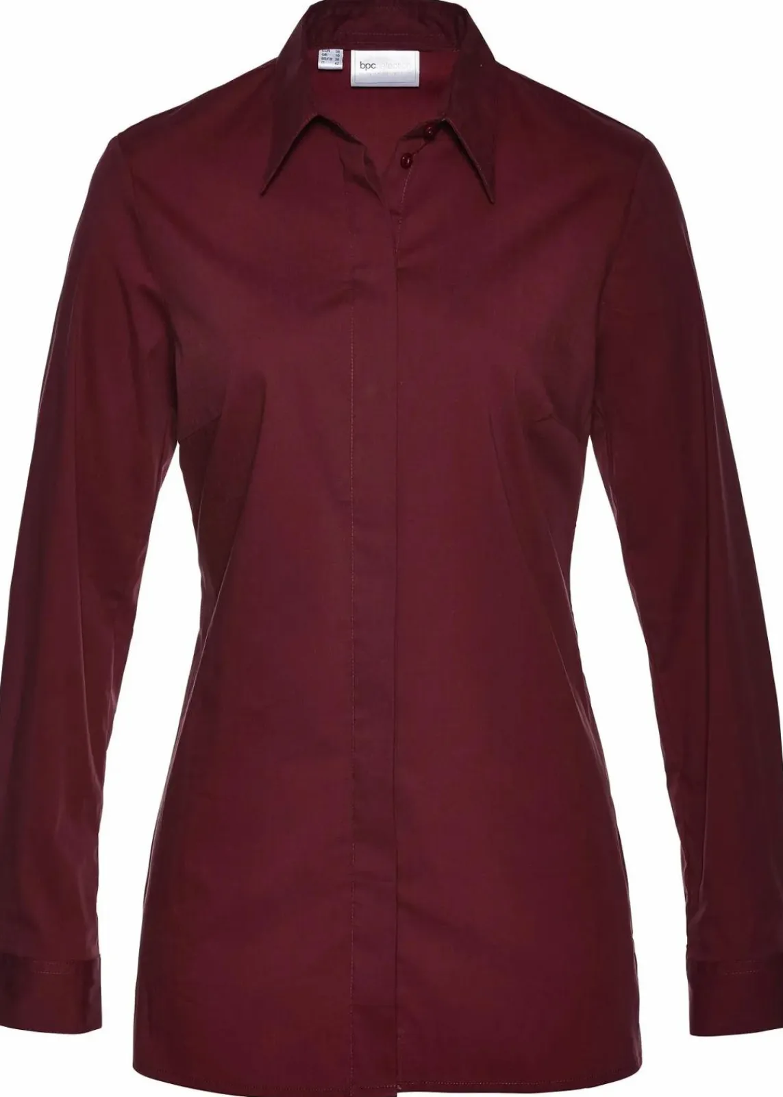 bonprix Blusen & Tuniken|Bekleidung·Jacken & Mäntel^Long-Stretch-Bluse ahornrot