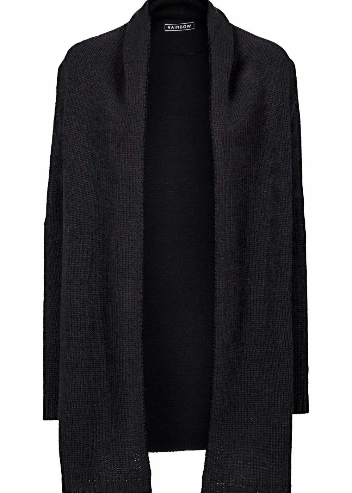 bonprix Bekleidung·Umstandsmode|Strickmode^Longstrickjacke schwarz