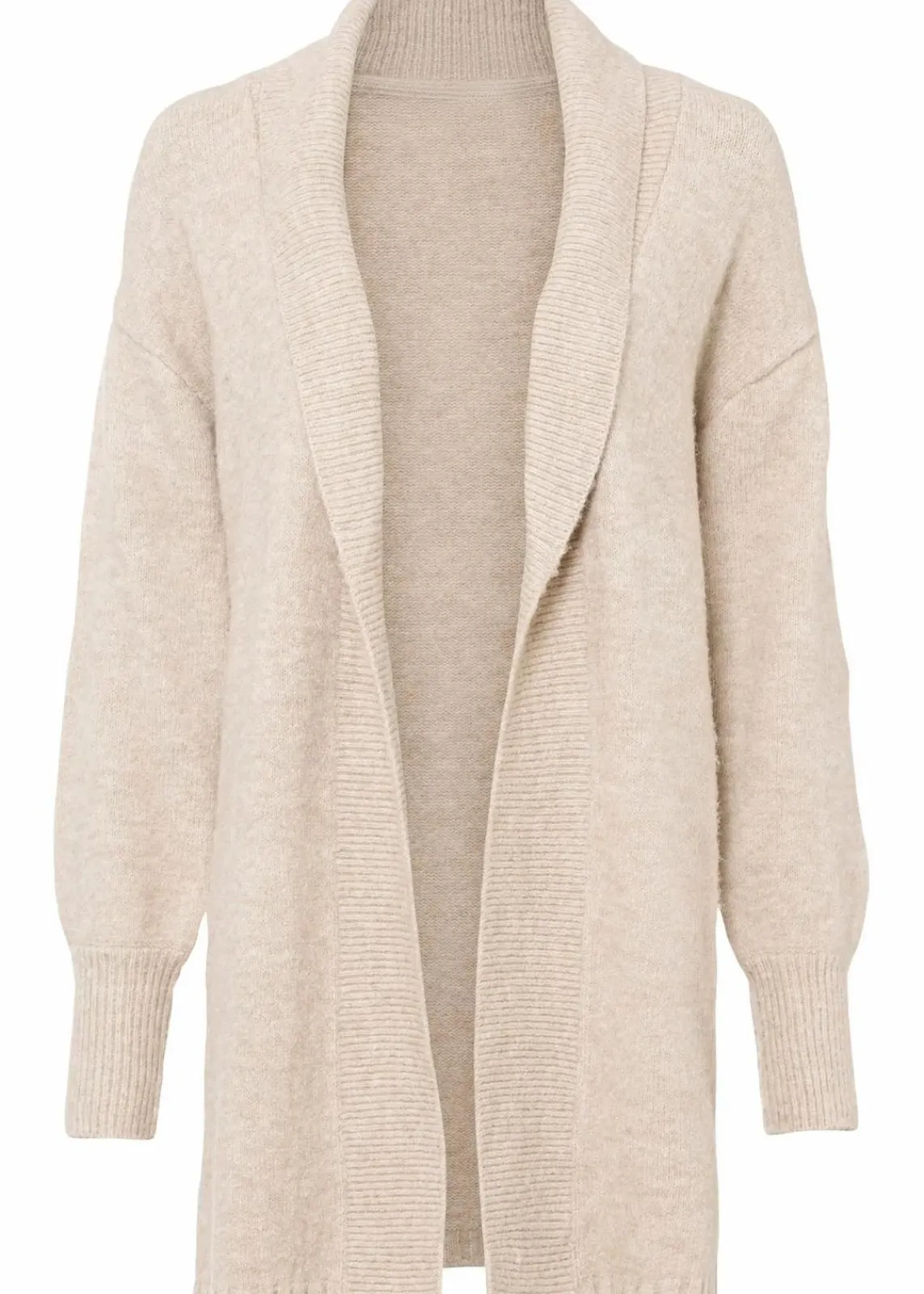 bonprix Bekleidung·Umstandsmode|Bekleidung·Röcke^Longstrickjacke beige meliert