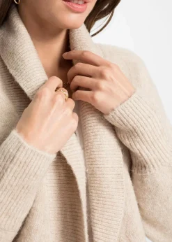 bonprix Bekleidung·Umstandsmode|Bekleidung·Röcke^Longstrickjacke beige meliert
